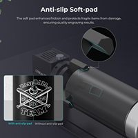 Creality Rouleau rotatif Pro, accessoires de gravure laser, kit 3-en-1 pour Falcon et autres machines à graver