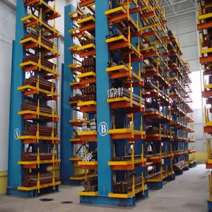 Long Service Life Heavy Duty Storage Cantilever Shelving Racking System Warehouse Cantilever For Rebar Storage