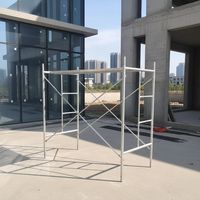 Échafaudage mobile en H, revêtement poudré, vente chaude, OEM pour travaux de plâtrage et de construction
