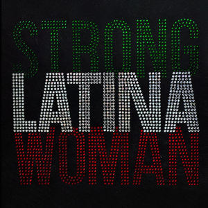 คริสตัลติดเสื้อผ้า รองเท้า และกระเป๋า ลายสาวลาตินสุดฮอต แบบรีดร้อน ขายส่ง - Product Image 2