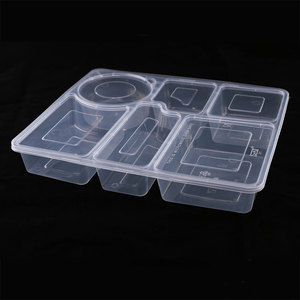 4 5 6 Ngăn Hot Bán Microvable Thức Ăn Nhanh Salad Box Dùng Một Lần Takeaway Container Thực Phẩm Với Nắp Đậy - Product Image 4
