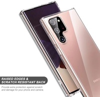 Weview Vente en gros OEM Personnalisé Étui de téléphone transparent étanche antichoc en TPU+PC avec coussin d'air et protection d'appareil photo pour A34