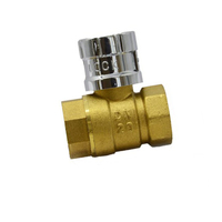 Кованый Cw617n dn 15-50 медный Магнитный запираемый шаровой клапан