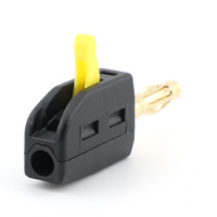 Bornes de connexion rapides à courant élevé, plaquées or, en acier inoxydable, avec fiche banane de 4 mm, économiques, directement de l'usine