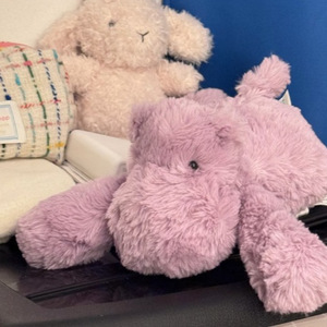 Peluche Ippopotamo Super Morbido di JC British, Giocattolo Nip's Jelly con Imbottitura in Cotone PP e Fodera in Rete per Bambini - Product Image 4