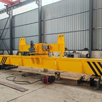 Grue à poutre électromagnétique rotative de type LC de 20 tonnes avec PLC et moteur, portée de 28,5 m, hauteur de levage de 16 m