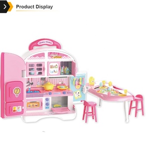 Đầu Tiên của Tôi Nấu Ăn Nhà Lưu Trữ Di Động Nhà Bếp Nấu Ăn Đặt Đồ Chơi Cho Cô Gái - Product Image 3