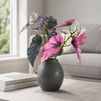 Plantes de fougère artificielles réalistes, fabriquées à la main; buisson de verdure synthétique en plastique pour