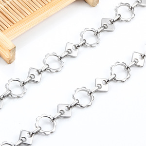 Nouvelle chaîne à maillons ronds en acier inoxydable faite à la main |   Imperméable, ne se décolore pas, hypoallergénique pour la fabrication de bijoux pour hommes et femmes - Product Image 6