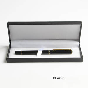 Vente chaude Enseignant Étudiant Directeur D'affaires Cadeaux De Noël Logo Graver Signature Roller Ball Stylo Plume Ensemble Avec Boîte D'emballage - Product Image 1