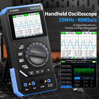 FNIRSI DST-210 10MHz 3-in-1 Oscilloscope Multimeter Signal Generator, 48MS/s Sampling Rate Portable Handheld Scope Meter