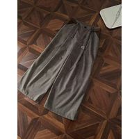Pantalon décontracté en toile de coton pour homme, coupe droite, avec bande élastique, style Y2K Streetwear Hip Hop, fournisseur en gros de créateurs