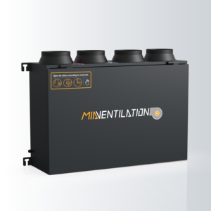 Contrôle WIFI MIA Hrv Récupération de chaleur Ventilation Récupération d'énergie Récupérateur d'air Ventilation <span class=keywords><strong>mécanique</strong></span> murale verticale Mvhr Application TUYA résidentielle - Product Image 5