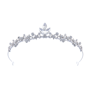 بيع بالجملة التيجان الباروك الملونة الكريستال الزفاف الزفاف أحمر أخضر أزرق اللون النساء التيجان - Product Image 6