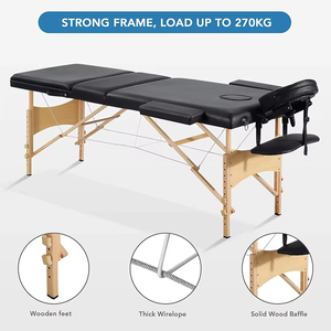Lit <span class=keywords><strong>de</strong></span> <span class=keywords><strong>massage</strong></span> esthétique pour salon <span class=keywords><strong>de</strong></span> beauté, <span class=keywords><strong>housse</strong></span> en cuir, 3 sections pliables, lit pour extensions <span class=keywords><strong>de</strong></span> cils, <span class=keywords><strong>table</strong></span> <span class=keywords><strong>de</strong></span> <span class=keywords><strong>massage</strong></span> - Product Image 5