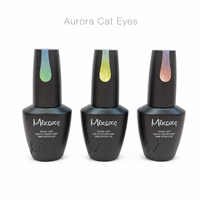 Vernis à ongles magnétique Mixcoco Aurora Cat Eye, gel holographique caméléon, UV LED, effet soak-off