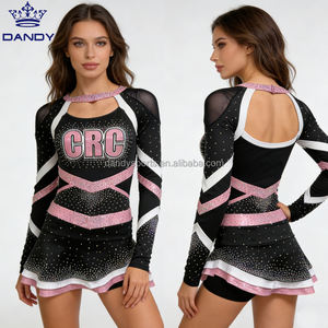 Benutzer definierte Dandy Sexy Strap ped Back Sublimierte Cheerleading Uniform Tanz uniformen Cheer Uniform - Product Image 1