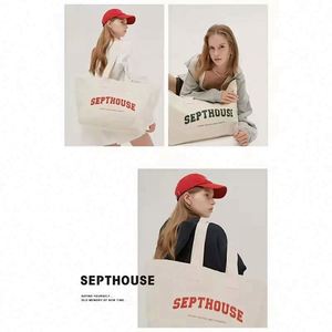 Sac fourre-tout en toile surdimensionné à grande capacité, personnalisé, en coton, pour femme, idéal pour le shopping ou les week-ends - Product Image 2