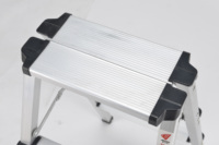Échelle pliante moderne en aluminium à 2 marches pour salon, escalier portable pour la maison avec une capacité de 330 lb