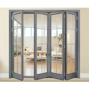 <strong>Best</strong> Seller Insulated Interior French <strong>Doors</strong> Folding Aluminum Accordion <strong>Bifold</strong> Patio Low-e Glass <strong>Doors</strong> for Villas Finished - Product Image 4