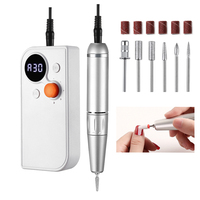 Kit de perceuse à ongles professionnelle UV-Rays 30000RMP, perceuse à ongles portable, lime électrique pour manucure