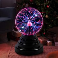 Bola Plasma 3 inci Nebula Thunder Lightning Touch & Sound Sensitive Plasma Globe untuk pesta