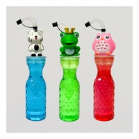 Gobelet jetable en plastique écologique de 16 oz avec logo personnalisé, gobelet à boisson en forme de grenouille prince de dessin animé, gobelet de jardin