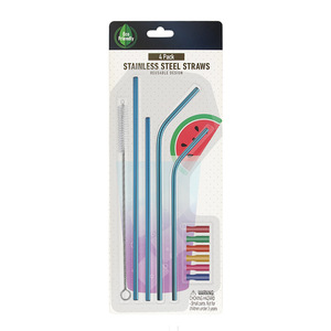 Ensemble de capsules scellées avec paille en silicone paille pliable lavable résistante au froid et à la chaleur paille réutilisable en silicone pour boire - Product Image 4