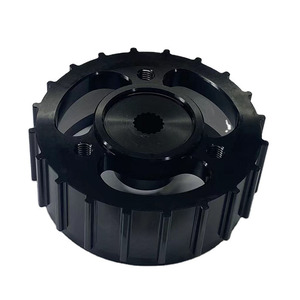 Servicio de Torneado y Fresado CNC de Precisión Personalizado, Piezas de Mecanizado CNC de 5 Ejes para Adaptador de Rueda de Aleación de Aluminio Negro - Product Image 2