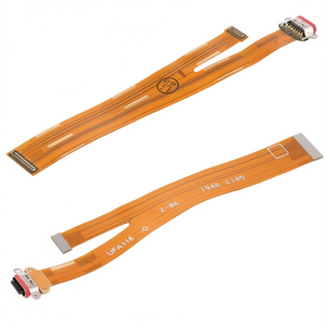 Cable flexible con conector de carga USB tipo C para Oppo A91 - Product Image 2