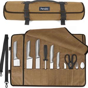 Échantillon Gratuit - Sac de Rangement Portable et Robuste pour Couteaux de Chef avec 15 Compartiments - Peut Contenir des Couteaux et des Accessoires de Pique-Nique - Sac à Couteaux de Chef - Product Image 3
