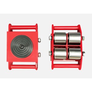 Промышленные тележки для тяжелых грузов 4-12 тонн с поворотом на 360 градусов °   Вращающаяся верхняя пластина - Product Image 1