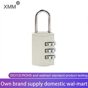 XMM-8019 Candado de Viaje de Aleación de Zinc Resistente al Agua, Candado de Combinación de Tres Dígitos para Maleta, Venta Caliente - Product Image 4