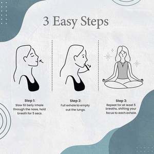 Collar de respiración de meditación Mindfulness, collar con colgante de silbato, herramientas de ejercicio de respiración para relajación y accesorio de enfoque - Product Image 5