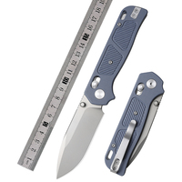 Couteau de poche multifonctionnel avec manche G10, couteau pliant d'extérieur, couteau de survie tactique portable pour le camping, couteau d'autodéfense, outils multiples