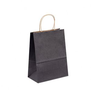 Bolsa de Compra de Papel Kraft Personalizada con Logotipo, Asa de Papel Kraft Orgánico Ecológico para Promoción en Supermercados - Product Image 6