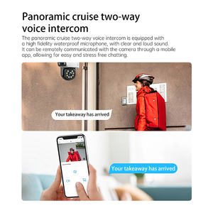 4MP 4k ống kính kép âm thanh và ánh sáng báo động 10m tầm nhìn ban đêm WIFI PTZ ngoài trời an ninh CCTV <span class=keywords><strong>IP</strong></span> <span class=keywords><strong>Camera</strong></span> 24 giờ ghi âm - Product Image 4