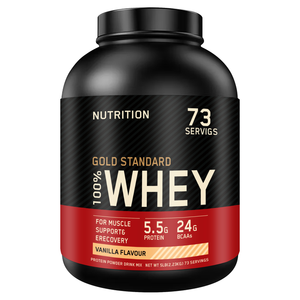 OEM Whey Protein 2.3kg 24g Proteine 5.5g BCAA Vaniglia Supporto Muscolare Recupero Nutrizione Sportiva - Product Image 1