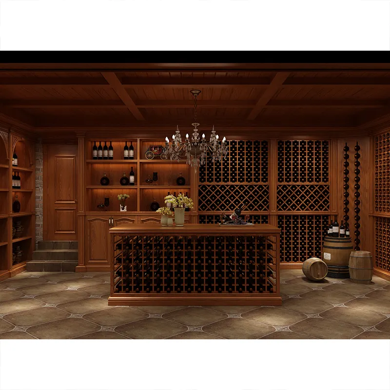 केजिया ठोस लकड़ी कमरे में रहने वाले फर्नीचर कूलर आधुनिक लक्जरी पेय घर बार ग्लास शराब तहखाने प्रदर्शन भंडारण कैबिनेट
