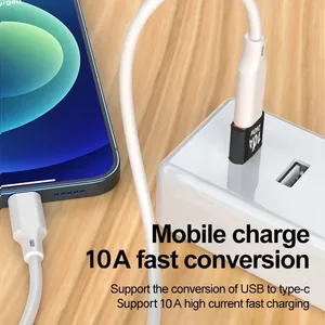 <span class=keywords><strong>Adaptador</strong></span> <span class=keywords><strong>OTG</strong></span> <span class=keywords><strong>USB</strong></span> Tipo-C Hembra a <span class=keywords><strong>USB</strong></span> Macho de 10A, 240W, Convertidor de Aleación de Aluminio, Cargador de Transferencia para Teléfono 15/14 Pro para S25 - Product Image 3