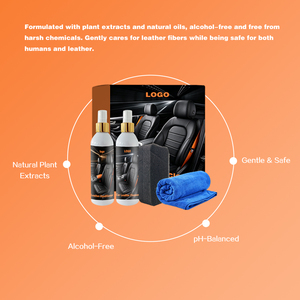 Kit de Nettoyage et Adoucissant pour <span class=keywords><strong>Cuir</strong></span> Automobile en Gros – Formule Premium pour Restaurer la Souplesse des Sièges et des Canapés – <span class=keywords><strong>Spray</strong></span> d'Entretien en Vrac avec Tampon et Serviette - Product Image 6