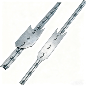 Malla de Alambre 3D Personalizada de Fábrica, 2.5mm, Eslabón de Cadena WPC, Molde de Concreto para Granja, Acero Galvanizado, Cercado de Seguridad para Ganado, <span class=keywords><strong>Poste</strong></span> en T - Product Image 1