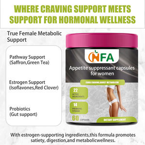 Cápsulas supresoras del apetito OEM ODM para mujeres. Cápsulas con extracto de azafrán y té verde que apoyan el apetito, la energía y el estado de ánimo equilibrados. - Product Image 6