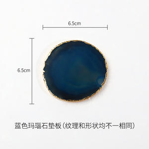 Plaque en céramique octogonale bleue de 9,5 cm pour outil de sceau à la cire de journalier - Product Image 5