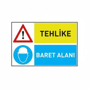 Casque de sécurité avec avertissement pour zone dangereuse - Product Image 2