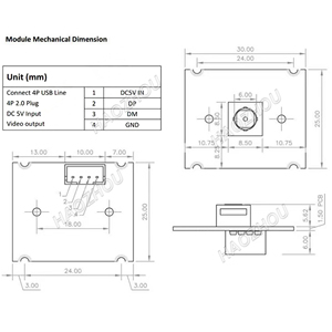 <span class=keywords><strong>Webcam</strong></span> 1/4 "Cmos Ov5640 Mini module de caméra USB 5mp avec objectif grand angle autofocus HD Modules de caméra Cmos pour la vidéosurveillance - Product Image 4
