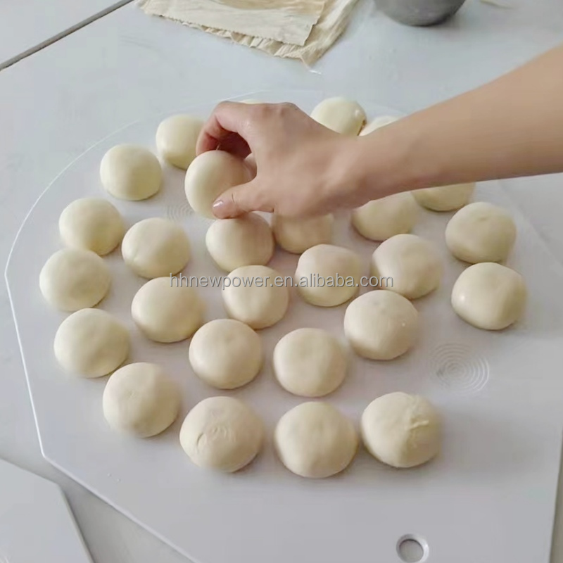 Automatic 3-200g Pita Dough Cutter Divider Momo Dough Dividing and Rounding Machine Roller Machine for Grain Product Making