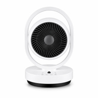 Ventilateur de table pliable intelligent ZHIYIN avec rotation à 360°, minuterie mécanique, 3 vitesses, 3 pales, 25W pour usage domestique et extérieur