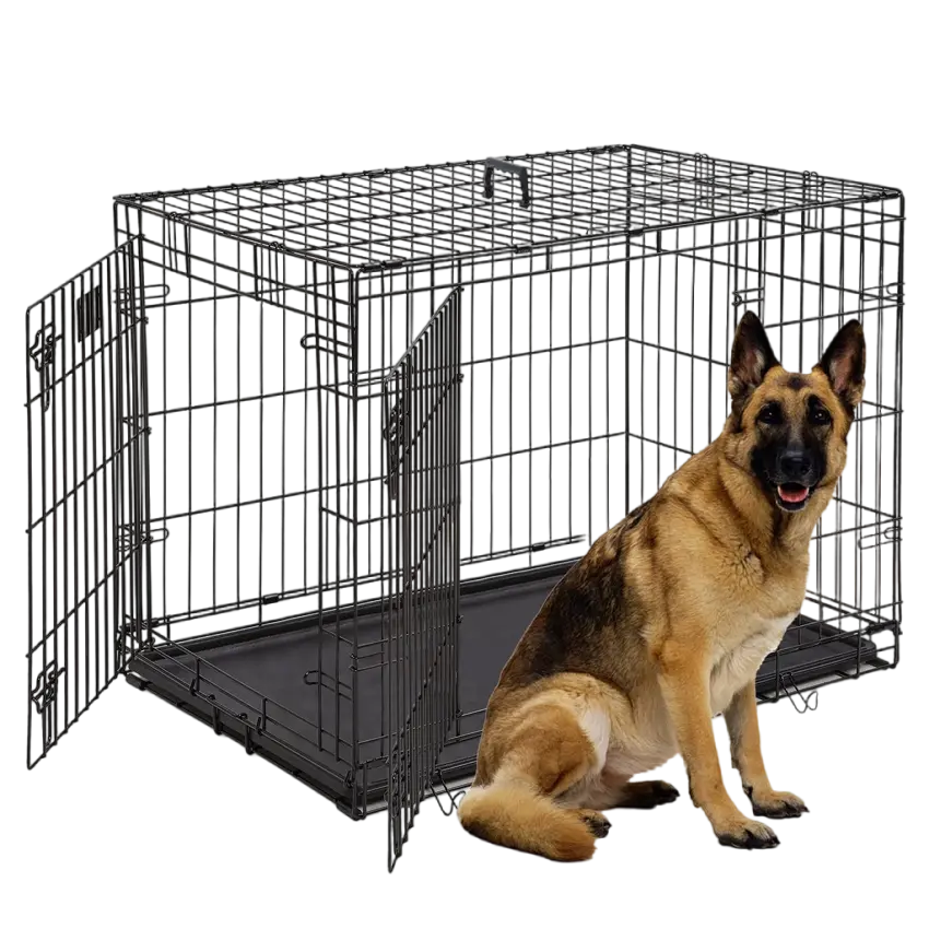 48 "قابل للطي معدني كبير Xxl الكلاب الكلاب قفص معدني ، قابل للتكديس للكلاب الكبيرة ، بيع بالجملة