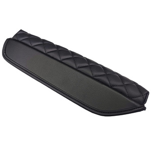 Funda de cuero para reposabrazos de consola central, caja de almacenamiento con diseño acolchado negro para Honda Civic 2022 - Product Image 4